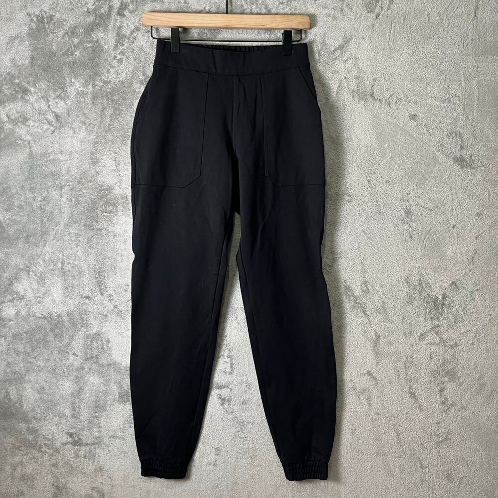 SPANX The Perfect Pants Ankle Joggers Size Small Black